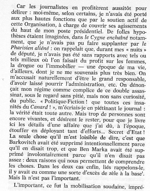 Mémoires d'un futur président - Sale affaire et grand scandale