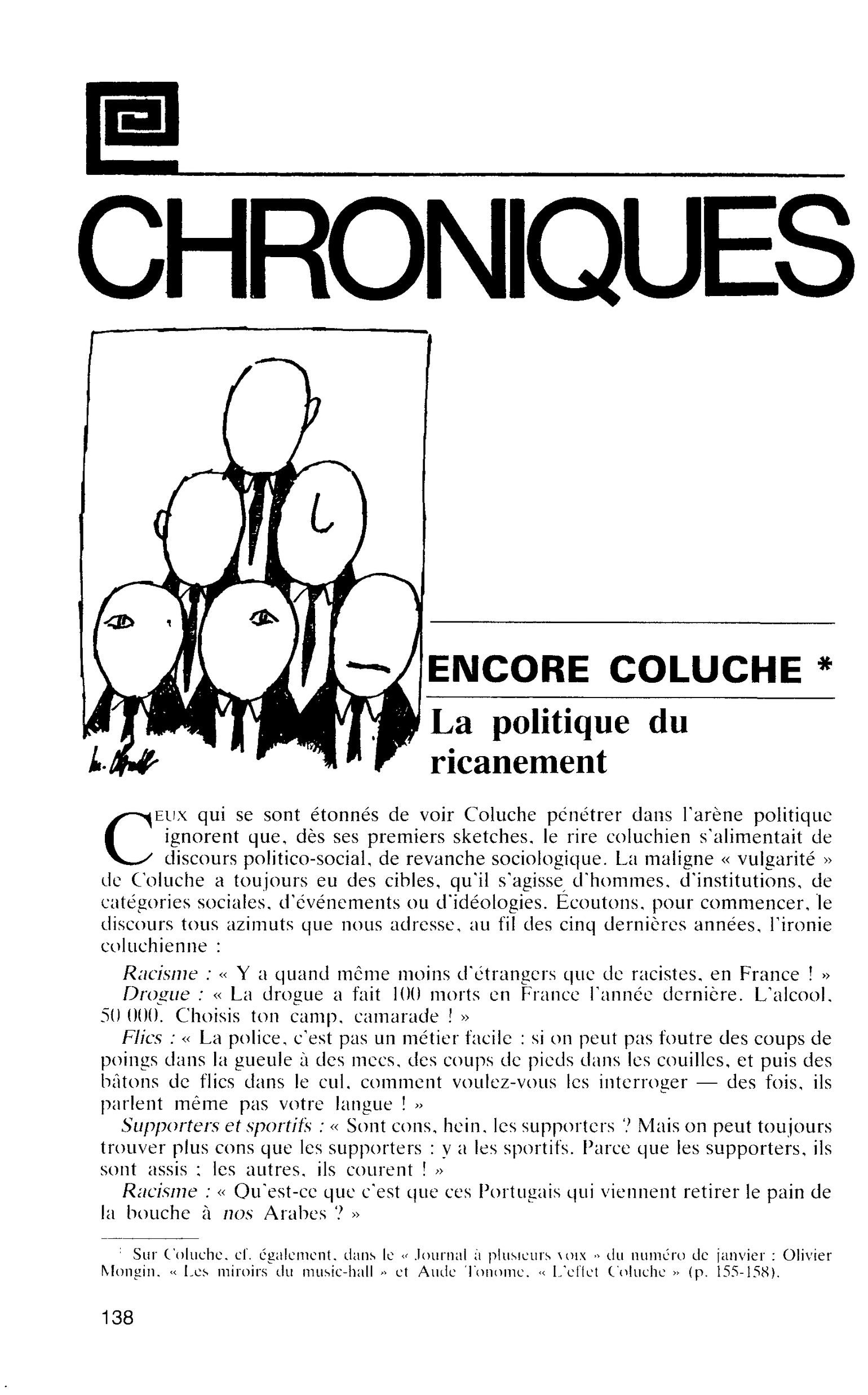 Encore Coluche